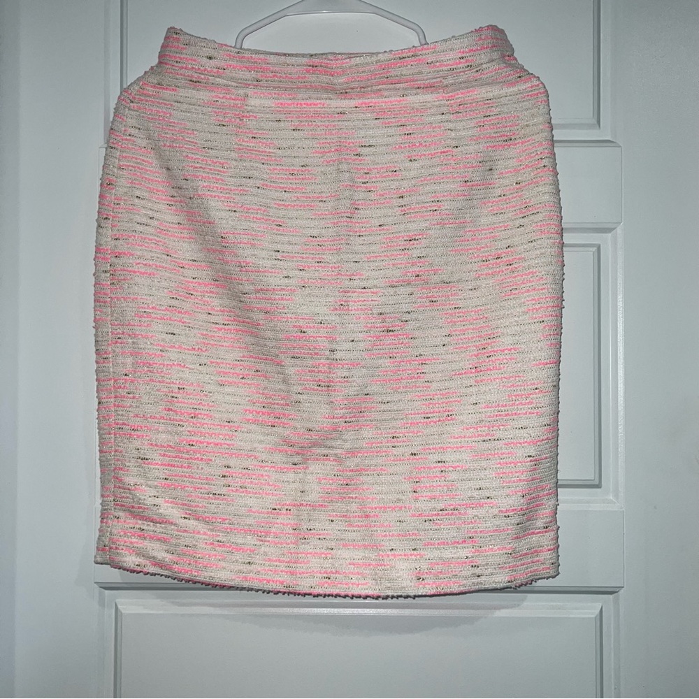 Lilly Pulitzer Gerbera Skirt in Sparkle Pink Pretty Lurex Boucle